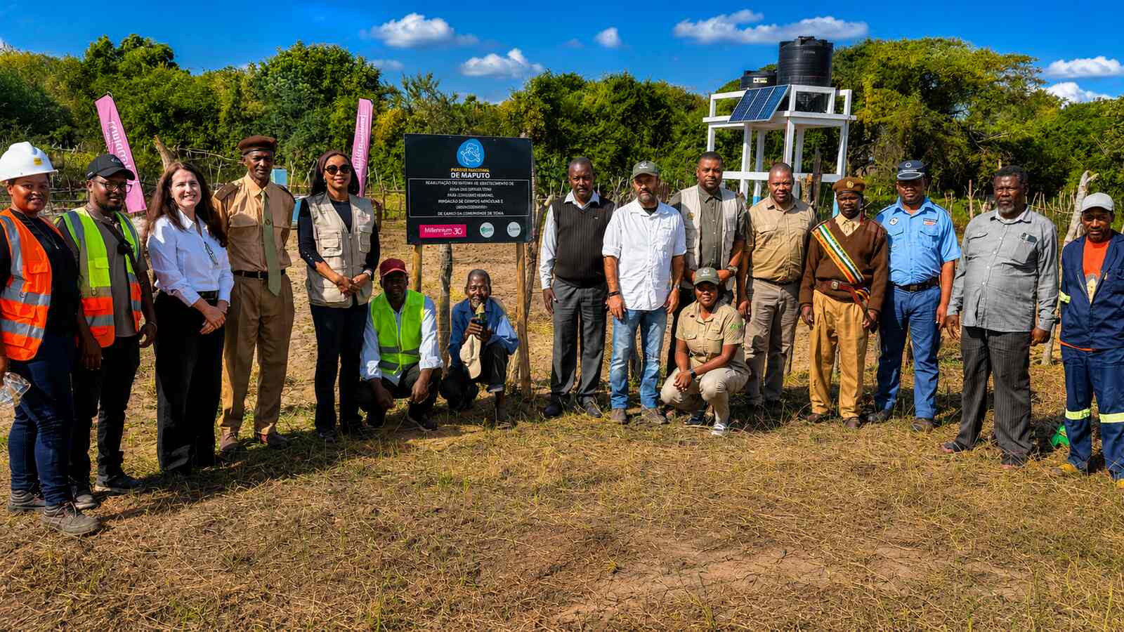Millennium bim e Parque Nacional de Maputo reforçam acesso à água nas comunidades